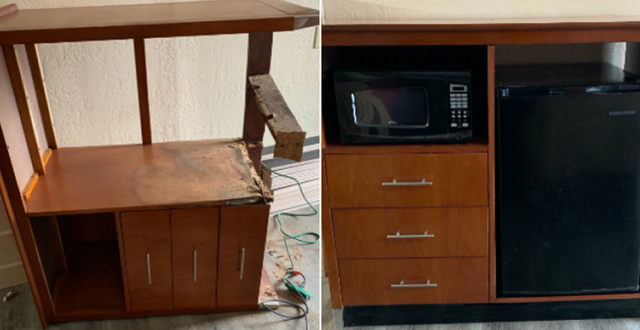 A TV stand