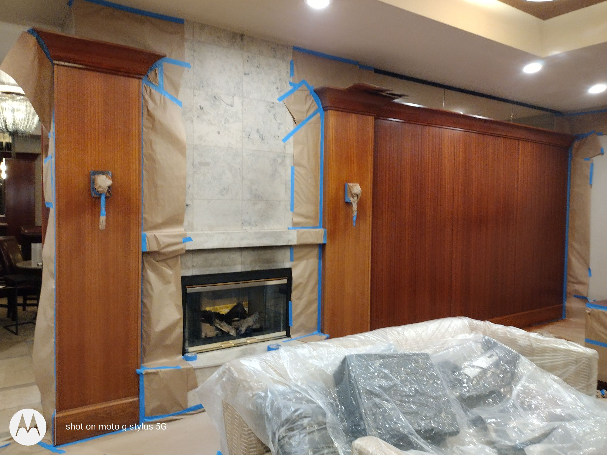 A hotel lobby